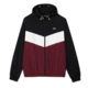 Muška teniska jakna Lacoste Water Resistant Packaway Zipped Sport Jacket - black/gris/bordeaux