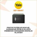 YALE SMART SEF SA DALJINSKIM PRISTUPOM PUTEM APLIKACIJE YSS/250/EB1