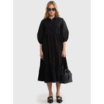 Big Star Woman's Dress 340201 906 crna