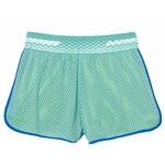 Ženske kratke hlače Lacoste Tennis Shorts With Built-In Undershorts - green/yellow
