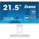 Iiyama ProLite XUB2292HSU-W6 monitor, IPS, 21.5"/22", 16:9, 1920x1080, 100Hz, pivot, HDMI, Display port, USB