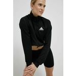 Ženska majica dugih rukava Adidas Melbourne Match Shrug - black/white