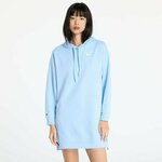 LACOSTE Oversized Fleece Sweatshirt Dress Blue 36