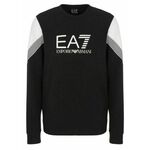 Muška sportski pulover EA7 Man Jersey Sweatshirt - black