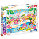Flamingo party puzzle 104kom - Clementoni