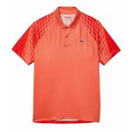 Muški teniski polo Lacoste Tennis x Novak Djokovic Tricolour Polo Shirt - orange/red/orange