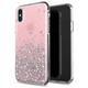 Star Glitter maskica za iPhone XS / iPhone X ★ KVALITETNO I POVOLJNO! ★ roza