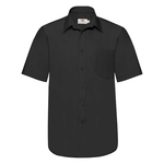 FRUIT OF THE LOOM F13•LONG SLEEVE POPLIN SHIRT siva