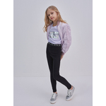 Big Star Woman's Leggings Trousers 190022 crna, siva