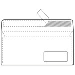 KUVERTA ABT-PD 230x110mm strip 80g pk100 FORNAX BIJELA