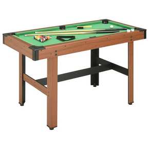 VidaXL Biljarski stol 122 x 61 x 76 cm smeđi