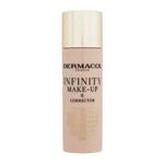 Dermacol Infinity Make-Up &amp; Corrector visokopokrivni puder i korektor 2u1 20 g Nijansa 04 bronze