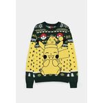 DIFUZED POKEMON - PIKACHU CHRISTMAS JUMPER - M