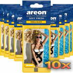 Areon SEXY FRESH Vanilla Black osvježivač zraka za auto, 10 komada (759262)