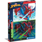 Marvel: Spiderman Fluorescent puzzle 104 kom - Clementoni