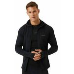 Muška sportski pulover Björn Borg Running Mid Layer Hood - black beauty