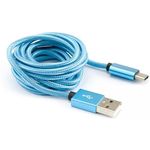 SBOX kabel USB -&gt; TYPE C M/M 1,5m Fruity Plavi