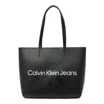 Calvin Klein Jeans Shopper torba crna / bijela