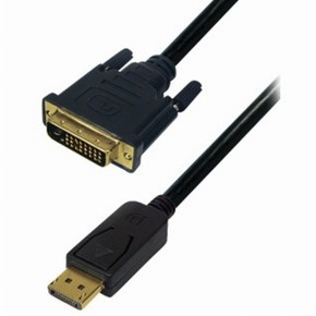 Transmedia DisplayPort plug to DVI 24 1 plug