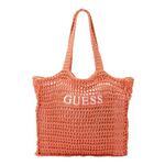 GUESS Shopper torba koraljna / bijela