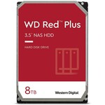 Western Digital Red Plus NAS WD80EFZZ HDD, 8TB, SATA, SATA3, 5400rpm/7200rpm, 128MB cache, 3.5"