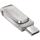 SANDISK Dual Drive Luxe 64GB USB 3.1 + USB 3.1 Type C srebro