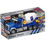 Mega Truck: Kamion sa miješalicom za beton sa svjetlom i zvukom 40x14x21cm