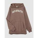GAP Sweatshirt with logo - Women's smeđa