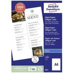 Avery-Zweckform 2681 2681 papir za inkjet printer DIN A4 200 g/m² 50 list ispisivanje s obje strane
