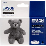 Epson T0611 tinta, crna (black), 8ml