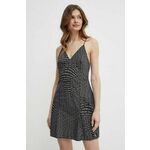 Haljina Calvin Klein Jeans boja: crna, mini, ravna, J20J223070