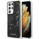 Guess originalna maska za Samsung Galaxy S21 Ultra GUHCS21LPCUMABK Marble: crna