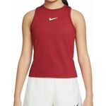 Majica kratkih rukava za djevojčice Nike Court Dri-Fit Victory Tank G - pomegranate/white