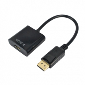 GEMBIRD DisplayPort HDMI transformator Crno 10cm A-DPM-HDMIF-002