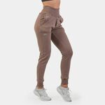 Nebbia High-Waist Loose Fit Sweatpants "Feeling Good" Brown M