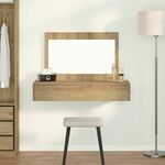 vidaXL Hrast MDF 100 x 40 x 70 cm Toaletni stolić Pravokutni Moderni