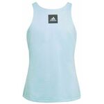 Majica kratkih rukava za djevojčice Adidas G Q2 Tank Heat Ready - pulse aqua/black