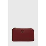 Etui za kreditne kartice Calvin Klein Ck Daily Zip Cardholder W/Chain K60K612281 Crvena