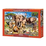 Castorland puzzle 1500 kom savanna animals