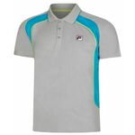 Muški teniski polo Fila Austarlian Open Harrison Polo Shirt - silver scone/hawaiian ocean