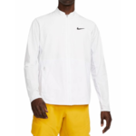 Muška sportski pulover Nike Court Advantage Packable Jacket - white/black