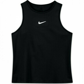 Majica kratkih rukava za djevojčice Nike Court Dri-Fit Victory Tank G - black/white
