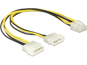 DELOCK Molex EPS 8 pin Kabel za napajanje Bijela 30cm 85453