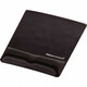 Fellowes Health-V™ Fabrik Wrist/Mouse Pad, Black