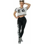 Nebbia Oversized Crop Top Game On White M Majica za fitnes