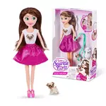 Sparkle Girlz Šetnja psa set za igru, lutka 27 cm