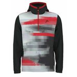 Muška sportski pulover Head Topspin Hoodie - black/print vision