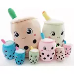 Pliš Happy bubble tea 25 cm sort