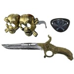 piratski set - maska, mač i povez za oko