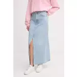 Pamučna traper suknja Pepe Jeans MAXI SKIRT HW STUD maxi, ravna, PL901211R